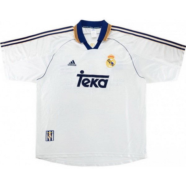 Authentic Camiseta Real Madrid 1ª Retro 1999 2000 Blanco